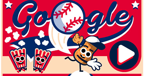 Google Doodle Baseball