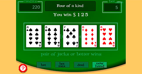 Video Poker [Unblocked] 66 EZ